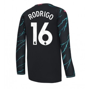 Maillot de foot Manchester City Rodri Hernandez #16 Troisième 2023-24 Manche Longue